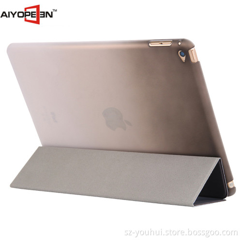 New Arrival and Hot sales PU smart cover case Gradient clour styles tablet smart case for Tablet mini 4